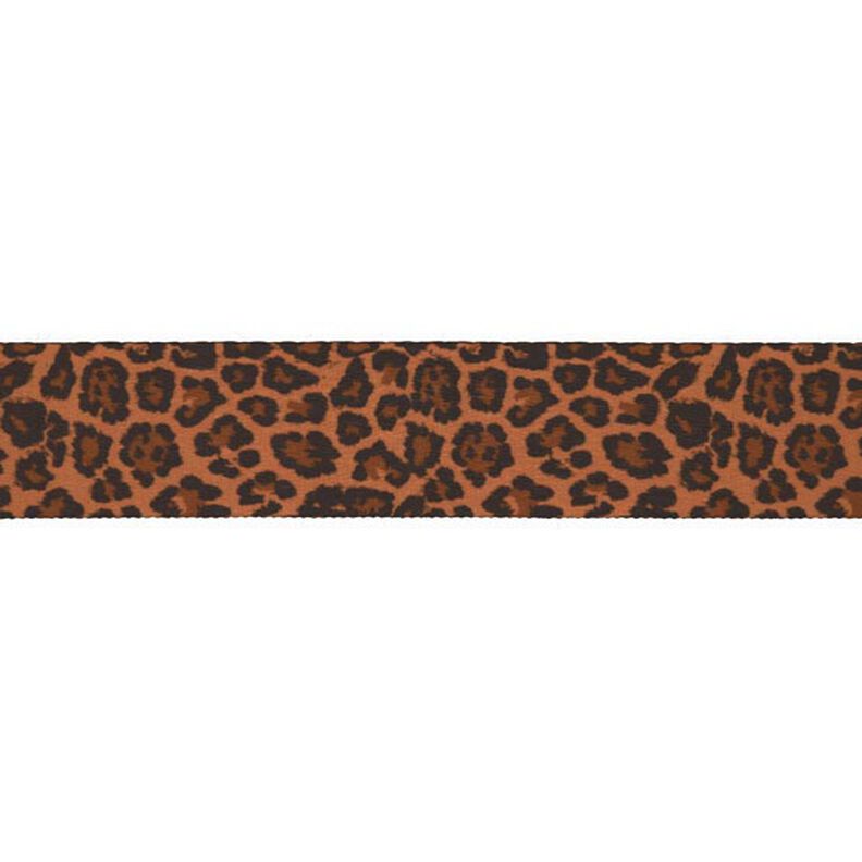 Fita de cós Leopardo [ Largura: 40 mm ] – bronze/castanho,  image number 1