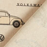 Tecido para decoração meio linho panamá VW Carocha – preto/natural,  thumbnail number 4