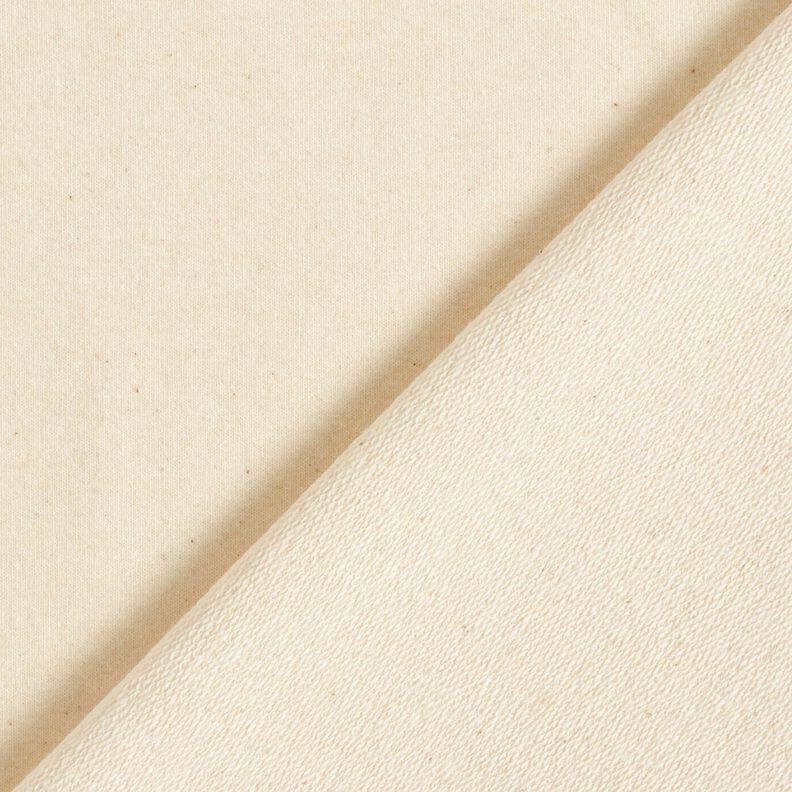 GOTS French Terry Sweat de verão, em cru | Tula – natural,  image number 3