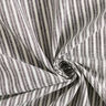 Mistura de linho e algodão Riscas largas – preto/branco sujo,  thumbnail number 3
