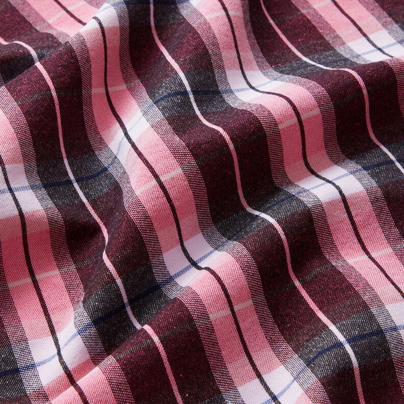 Stretch para calças Xadrez grande – preto/rosa intenso,  image number 2