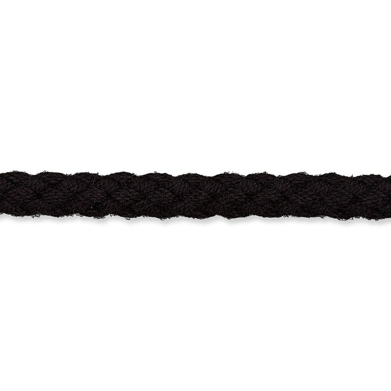 Cordão de algodão [Ø 5 mm] – preto,  image number 1