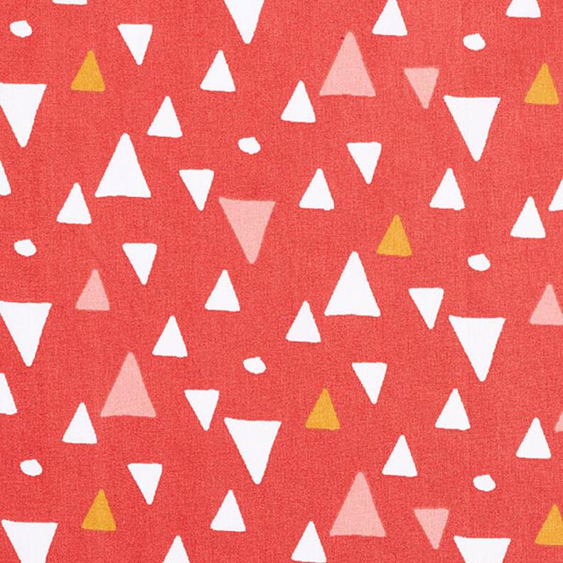 Tecido de algodão Cretone Triângulos – terracota,  image number 1