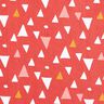 Tecido de algodão Cretone Triângulos – terracota,  thumbnail number 1
