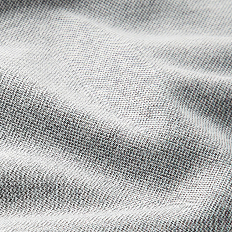 Jersey Piqué Melange – cinzento-névoa,  image number 2