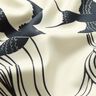 Painel de cetim Andorinhas | Katia Fabrics – antracite/creme,  thumbnail number 8