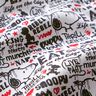 Tecido licenciado de popelina de algodão Snoopy Graffiti | Peanuts ™ – branco,  thumbnail number 2