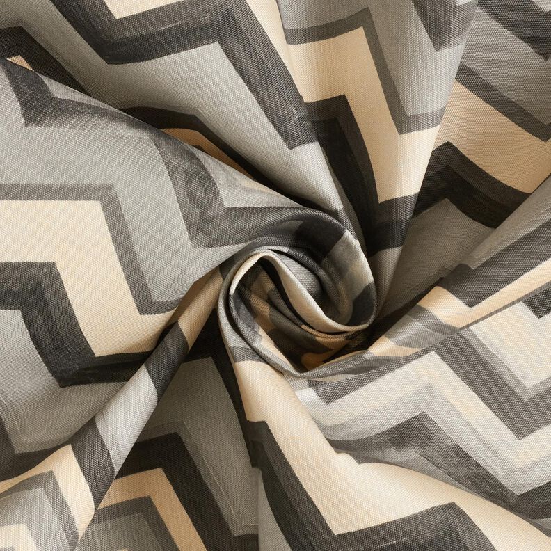 Tecido para exteriores Lona Picos – cinzento,  image number 3
