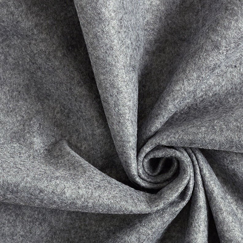 Feltro 180 cm / 1,5 mm de espessura Melange – cinzento,  image number 1