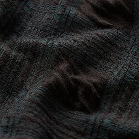 Malha jacquard padrão argyle – preto/verde pinheiro, 
