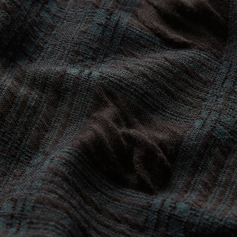 Malha jacquard padrão argyle – preto/verde pinheiro,  image number 2