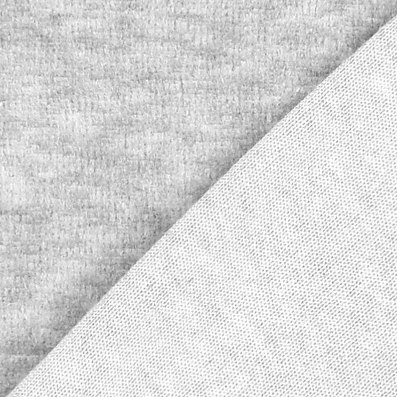 Tecido aveludado Nicki Liso – cinzento-prateado,  image number 3