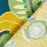 Tecido para decoração Meio linho Panamá Plantas tropicais – azul petróleo,  thumbnail number 4