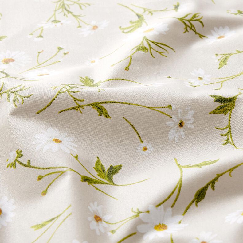Algodão revestido Margaridas – natural/branco,  image number 3