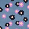 Bombazine para bebé Flores | Poppy Fabrics – azul ganga/lavanda,  thumbnail number 1