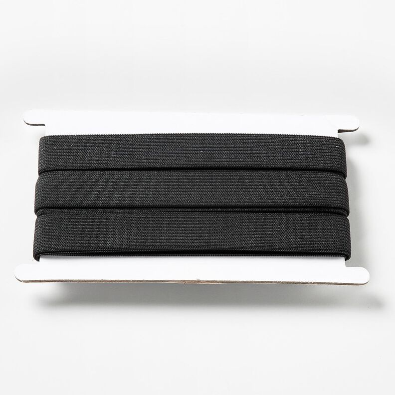 Fita elástica lisa [3 m | 20 mm] – preto,  image number 1