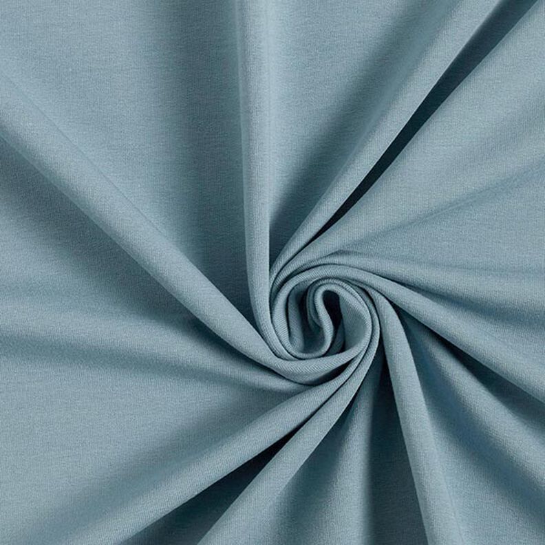 Terry francês simples liso – azul-pomba,  image number 1