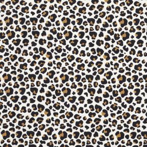 Bombazine para bebé Pequeno padrão Leo – branco sujo, 