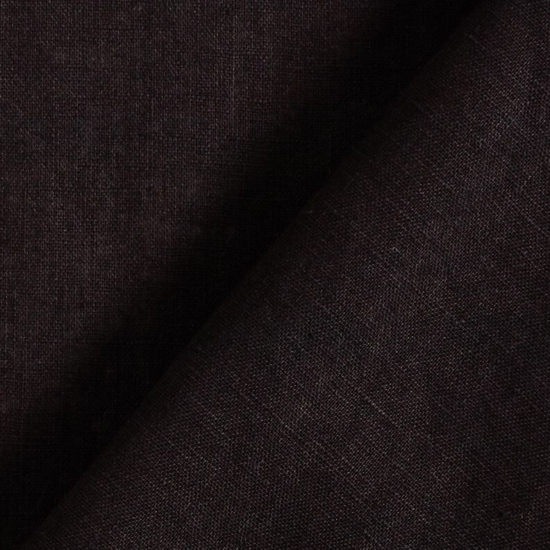 Mistura de linho leve, pré-lavada – preto,  image number 4