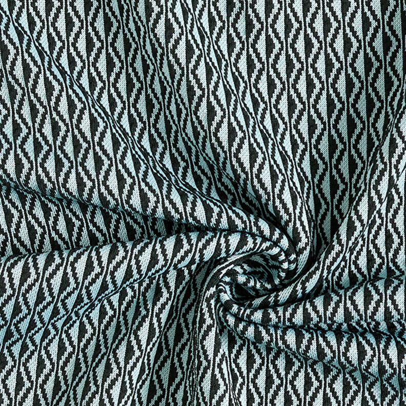 Jersey Romanit Ziguezague – azul claro/preto,  image number 3