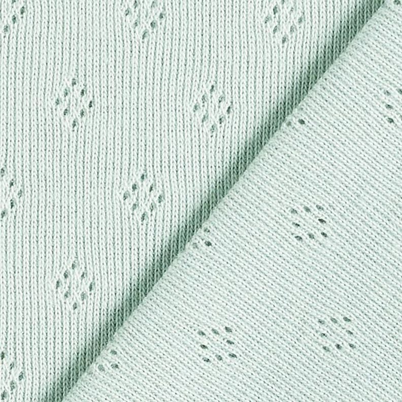 Jersey malha fina com padrão perfurado – menta,  image number 3