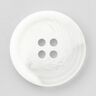 Botão redondo de 4 furos [Ø 25 mm] – branco,  thumbnail number 1