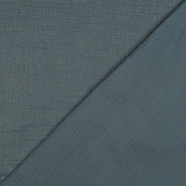 Musselina/ Tecido plissado duplo Pintas brilhantes finas | Poppy Fabrics – verde-pinheiro,  image number 3