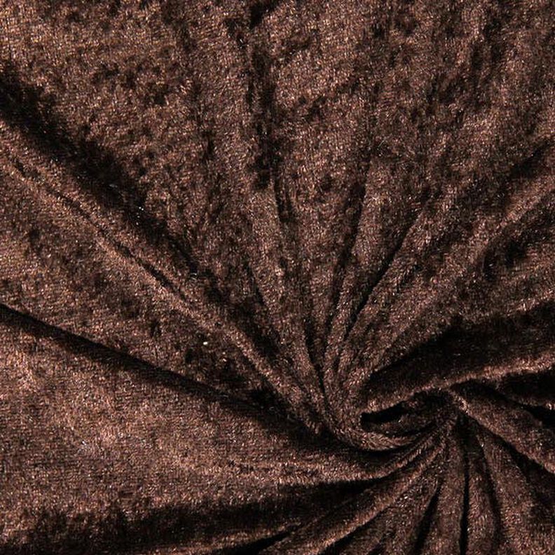 Veludo amarrotado – castanho escuro,  image number 1