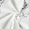 Tecido para cortinados Voile Gramíneas finas 295 cm – branco/preto,  thumbnail number 3