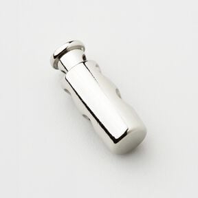 Travão para cordão de metal [Abertura: 3 mm] – prata metálica, 