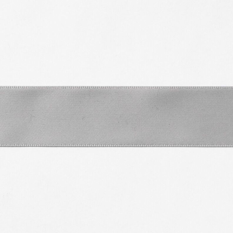 Fita de cetim [25 mm] &ndash; cinzento claro,  image number 1