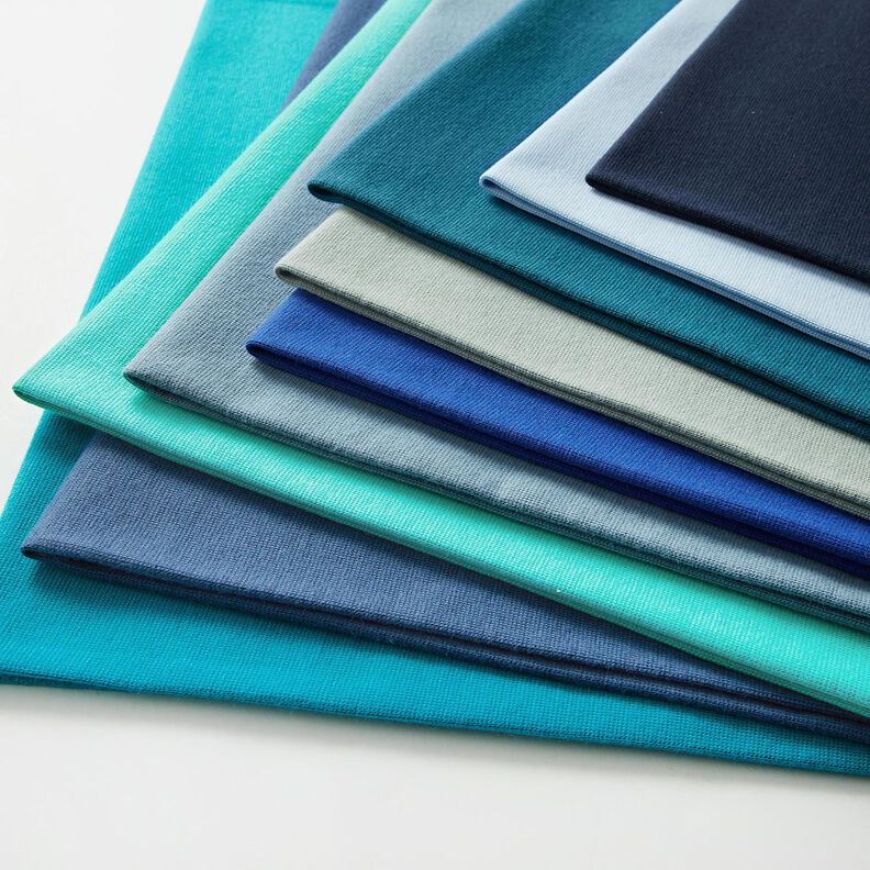 Tecido para bordas liso – azul-gelo,  image number 5