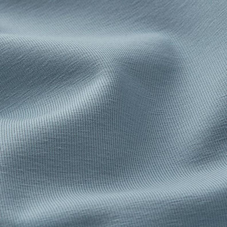 Jersey de algodão médio liso – azul-pomba,  image number 4