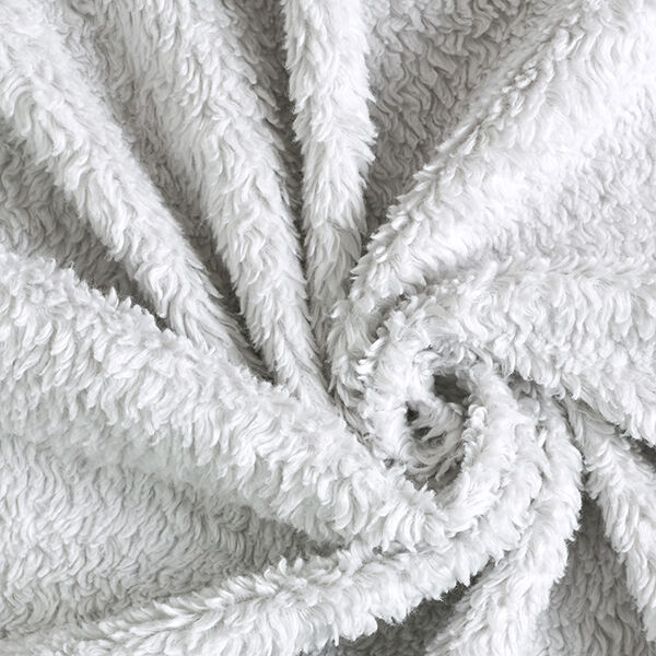 Sherpa de algodão lisa – cinzento claro,  image number 3
