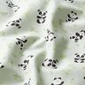 Tecido de algodão Cretone panda fofinho – verde,  thumbnail number 2