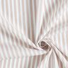Tecido de algodão Riscas bicolores – branco sujo/damasco,  thumbnail number 3