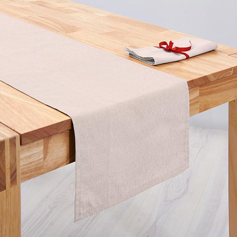 Tecido para decoração Meio linho Panamá Lurex – rosa,  image number 7