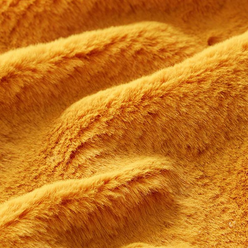 Tecido para estofos Pelo artificial – amarelo-caril,  image number 3