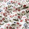 Jersey de algodão Prado de flores com maçãs  – branco sujo,  thumbnail number 2