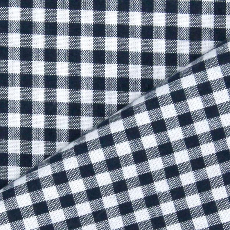 Tecido de algodão Vichy - 0,5 cm – naval,  image number 3