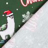 French Terry Sweat de verão Pai Natal e lama | Glitzerpüppi – verde pinheiro/cor de malagueta,  thumbnail number 4