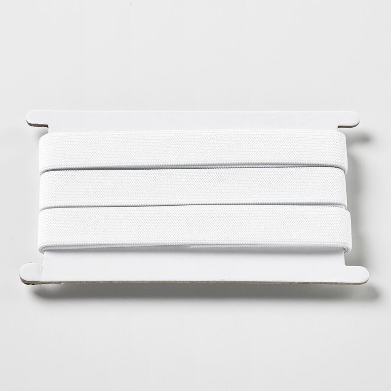 Fita elástica lisa [3 m | 20 mm] – branco,  image number 1