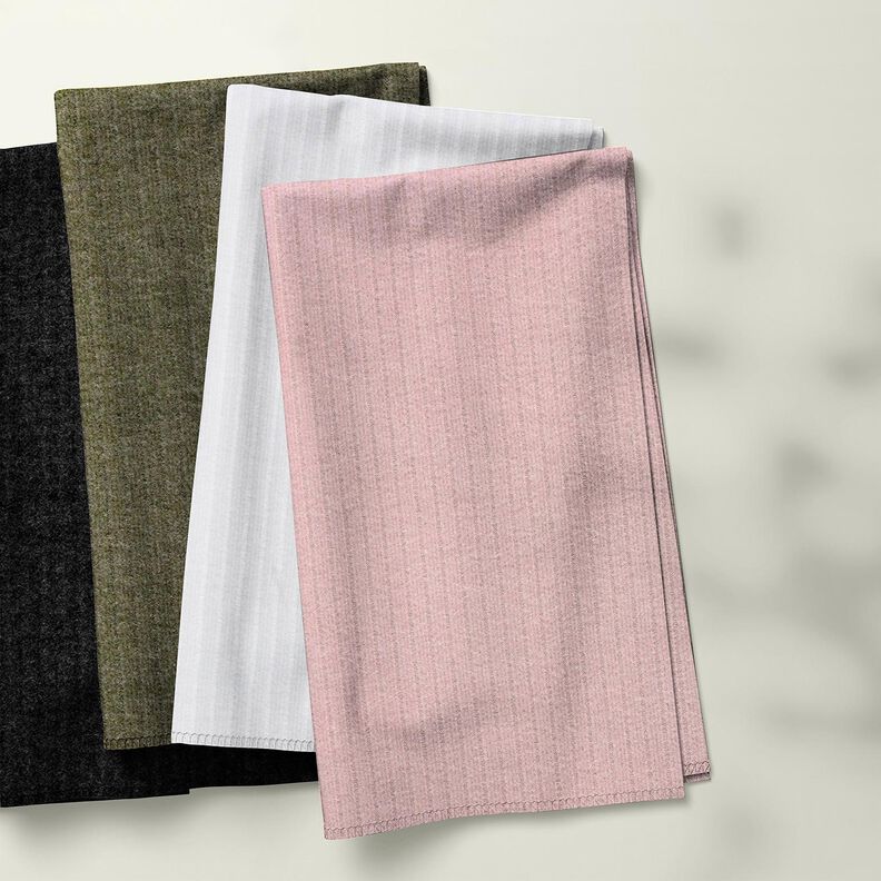 Malha canelada super macia Lisa – branco,  image number 5