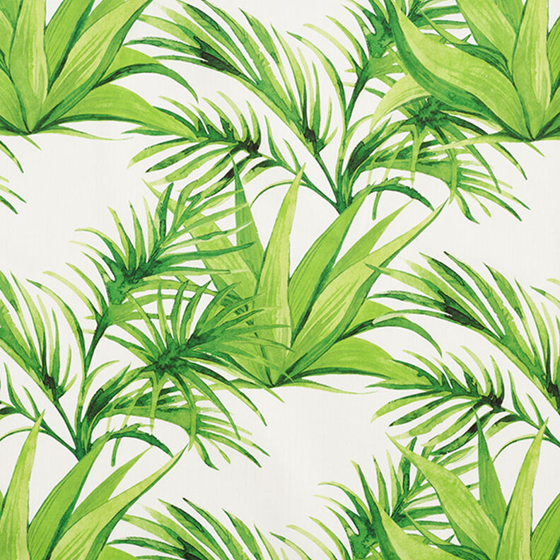 Tecido para exteriores Lona Folhas tropicais – verde claro,  image number 1