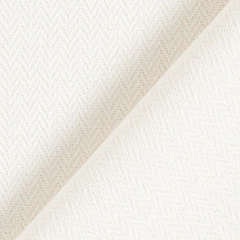 Tecido para decoração Jacquard Chevron discreto – branco sujo,  image number 3