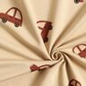 French Terry Sweat de ver&atilde;o Grandes carros retro &ndash; creme,  thumbnail number 3