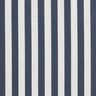 Tecido de algodão Cretone Riscas marítimas – preto azulado/taupe claro,  thumbnail number 1