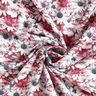 Tecido de viscose Mar de margaridas &ndash; branco/p&uacute;rpura,  thumbnail number 3