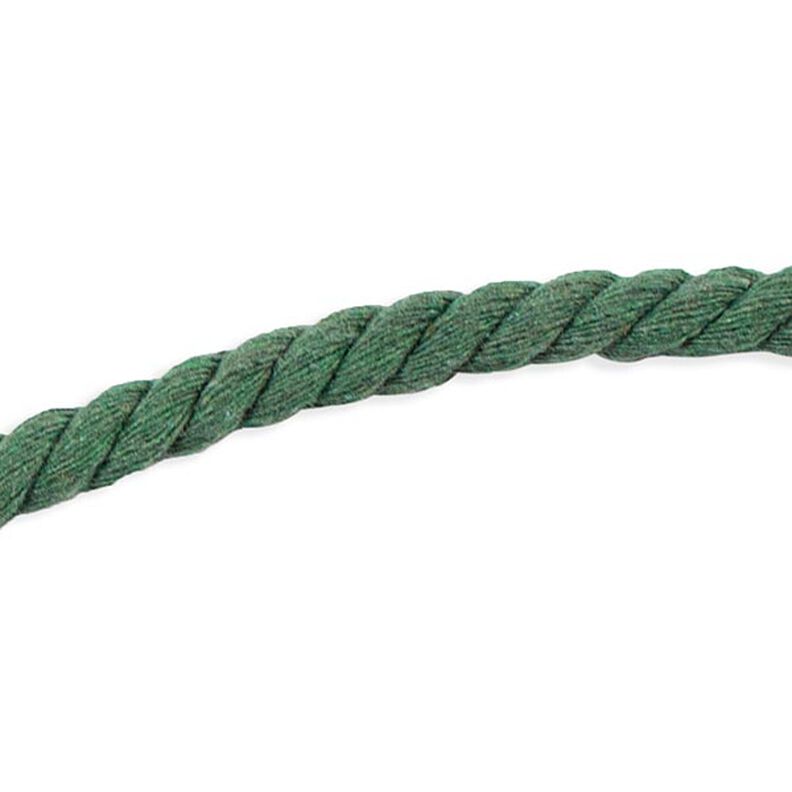 Cordão de algodão [ Ø 8 mm ] – verde,  image number 1