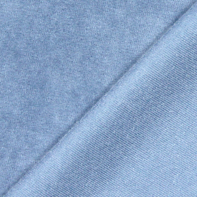 Tecido aveludado Nicki Liso – azul aço,  image number 3
